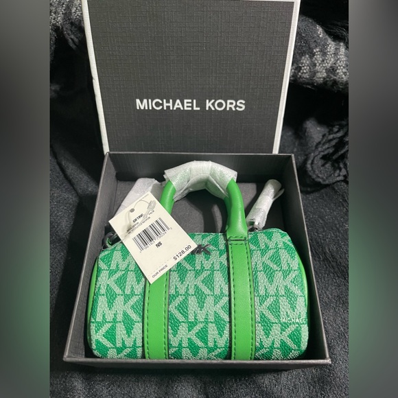 NWT Michael Kors Micro Duffle/ Key Fob - Picture 2 of 6